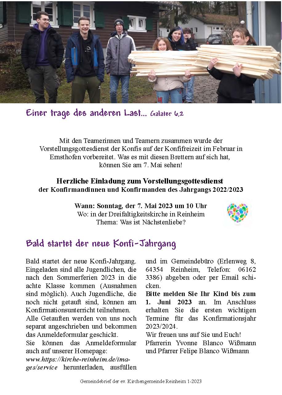 Gemeindebrief 1  2023 final  14.2.2023 Seite 14