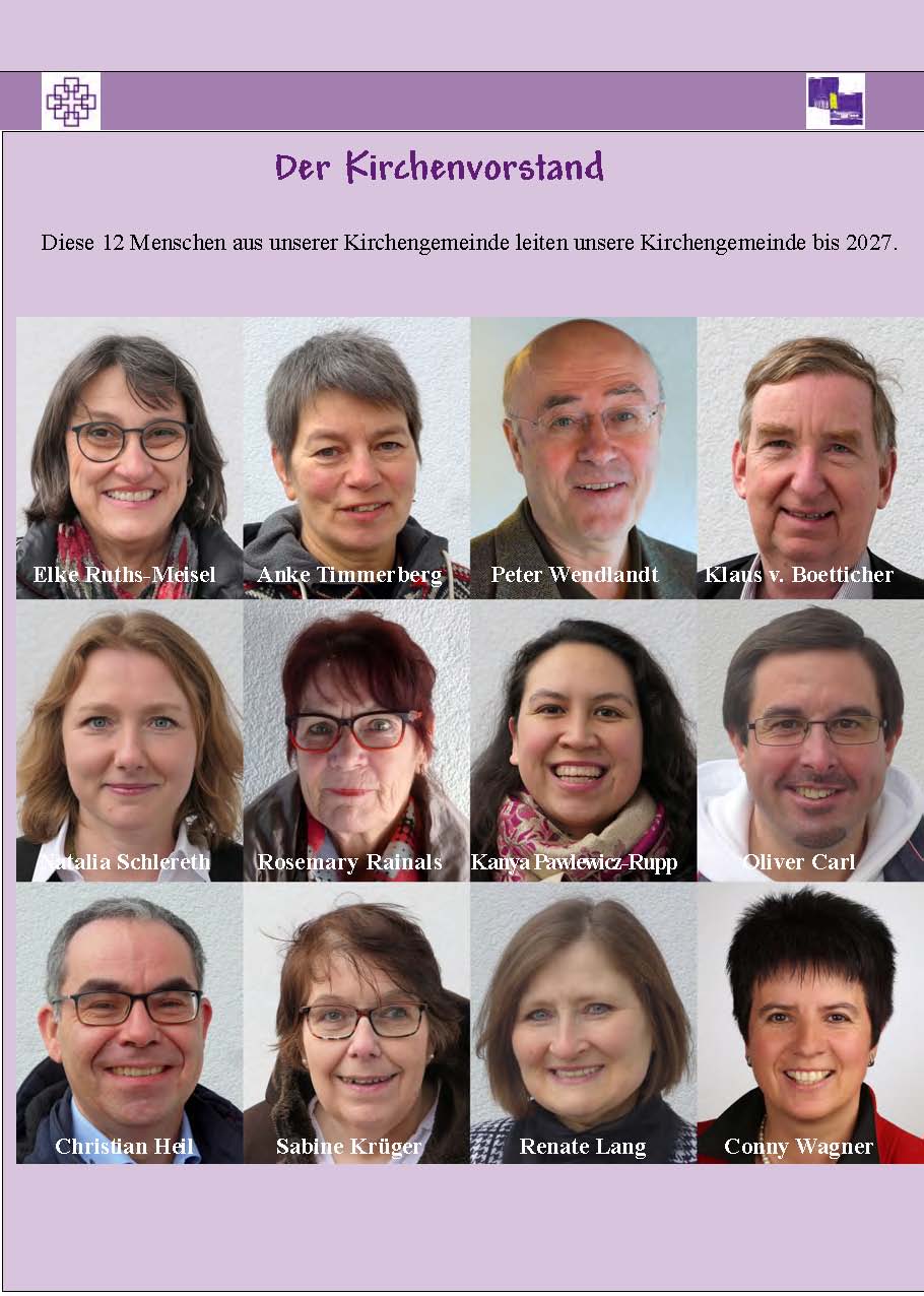 Kirchenvorstand 2021 2027