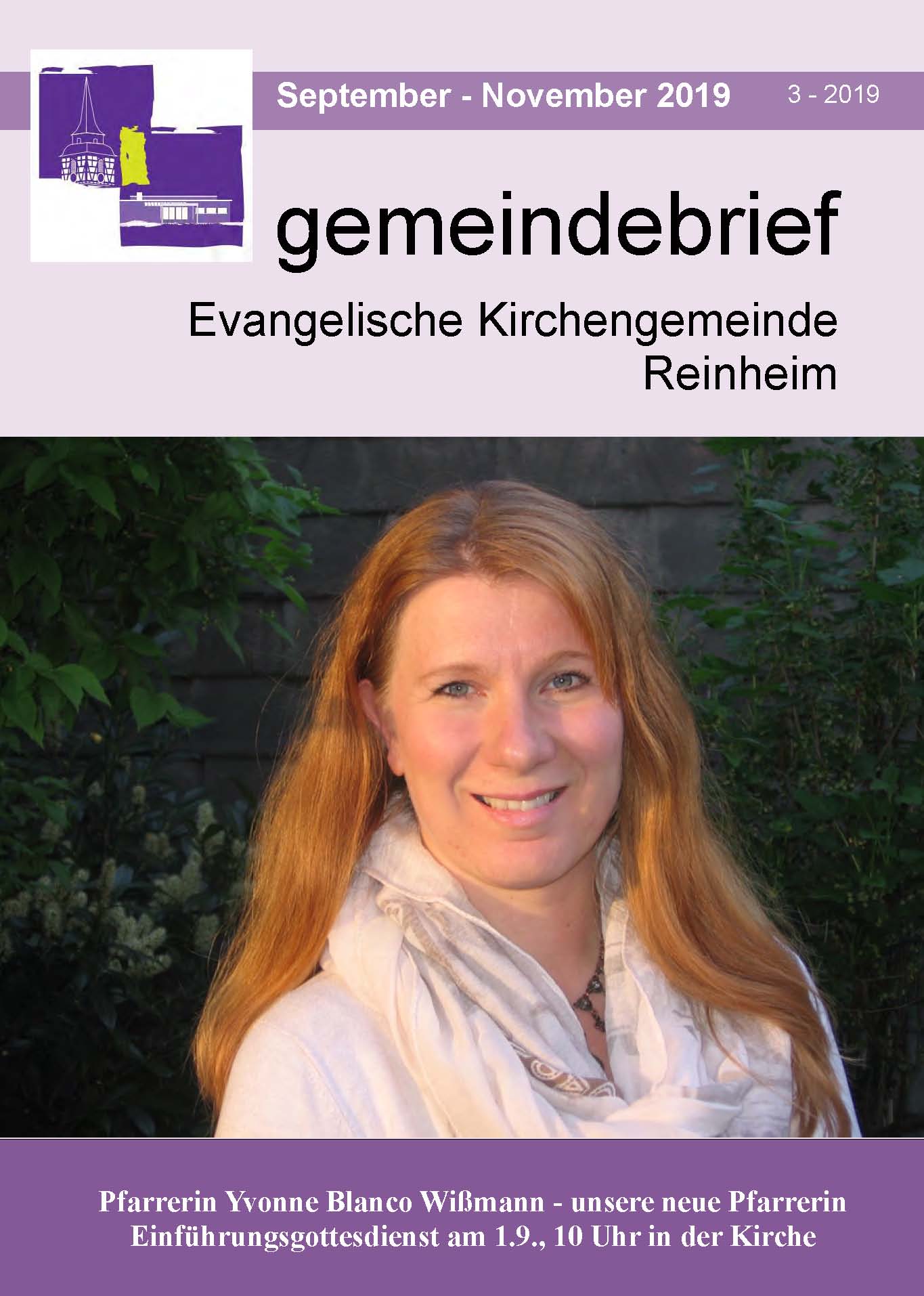 Gemeindebrief  3 2019 Seite 01