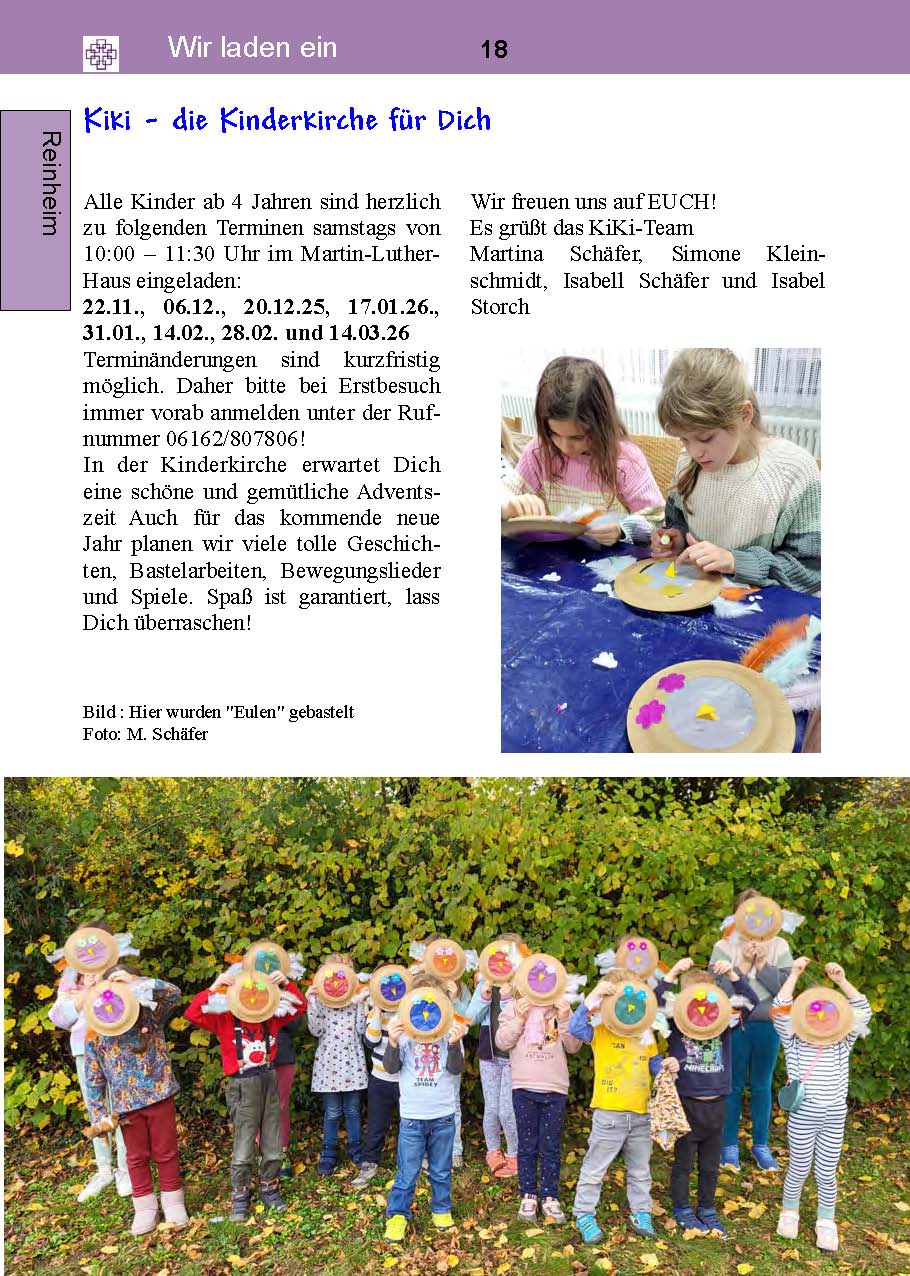 Gemeindebrief 4  2025   online Seite 18