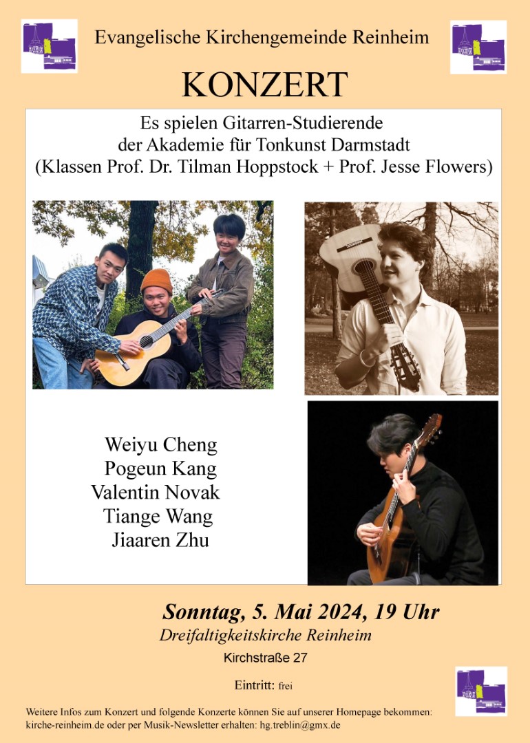 Plakat Gitarrenklasse 5.5.2024.2